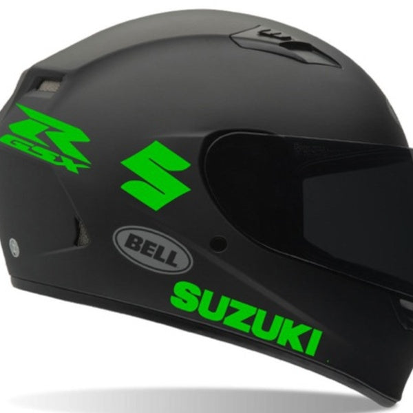 x8 Helmet decals Suzuki R GSX Motorcycle helmet decals, Sticker 4 Suzuki 2 S 2 R