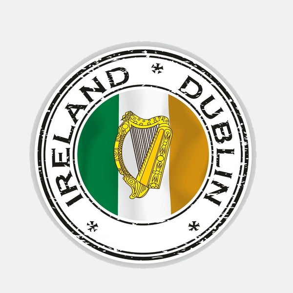 11CM*11CM Car Ireland Dublin Decal Window Helmet Body Car Sticker 6-2706