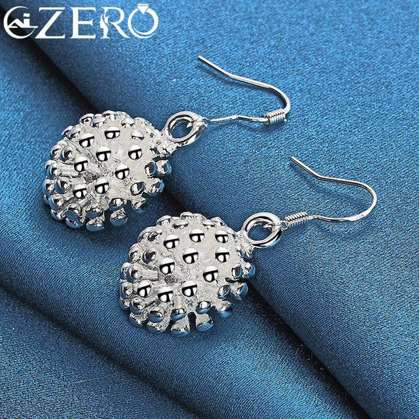 Boucles d'oreilles pendantes élégantes en argent sterling 925 en forme de feu d'artifice pour femme, breloque de fête de mariage, bijoux tendance, ca