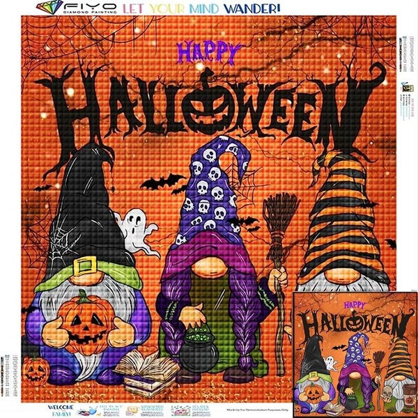 FIYO Dwarf DIY 5D Diamond Painting Full Drill with Number Kits Home and Kitchen Fashion Mosaic Diamond Painting Canvas Wall Decoration Gift Crafts fo