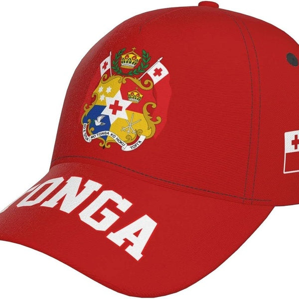 Tonga Flag Tongans Baseball Cap Full Print Adult Men Hat Patriotism Supporter Golf Caps Trucker's Hats