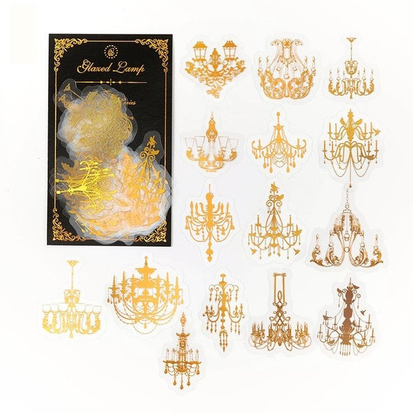 30Pcs-Pack Vintage Classic Furniture Diy Stickers Scrapbooking Supplies Diary Decor Journaling Album Stationery