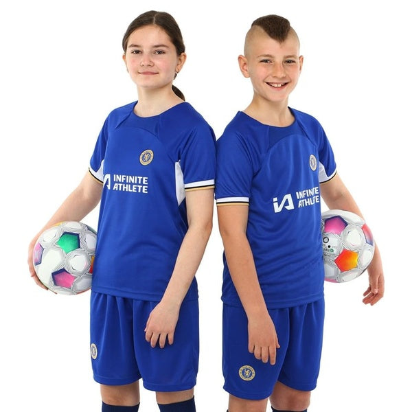 Kids-youth soccer football jersey and shorts Chelsea CO-CO-6331