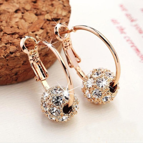 Boucles d'oreilles tendance à la mode Boucles d'oreilles pendantes en zircon Boucles d'oreilles brillantes pour les femmes, mariage, fiançailles, mar