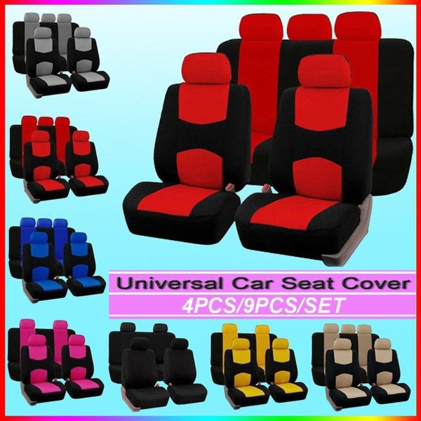 2023 New 9-4PCS Universal Seat Covers for Car Full Car Seat Cover Car Cushion Case Cover Front Car Seat Cover Car Accessories Car Seats