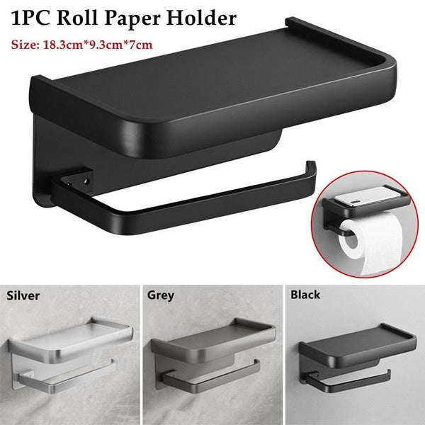 1PC Toilet Paper Holder Bathroom Roll Paper Mobile Phone Holder Rack