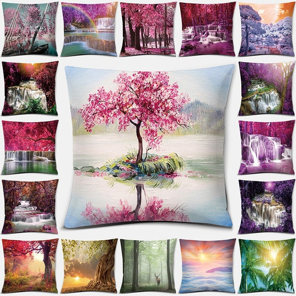 Tropical Rainforest Series Throw Pillow Gift Home Office Decoration Throw Pillow Bedroom Sofa Car Cushion Cover (45cm * 45cm)