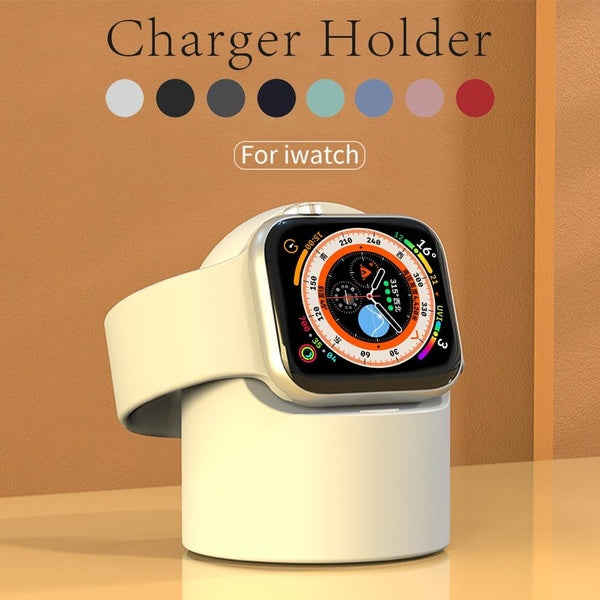 LEIXIUER Charger Holder for Apple Watch Band Ultra 49mm 8 7 45mm 41mm Charging Accessories Stand Station Dock for Iwatch Series 5 6 SE 4 3 2 1 44mm 4 Matron Inn