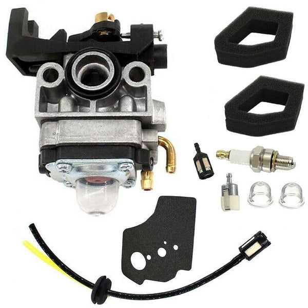 1set Carburetor Carb Kits for Honda GX35 GX25 16100-Z0H-825 Fuel Line Filter Kit Spark Plug Lawn Mower Trimmer Cutting tools