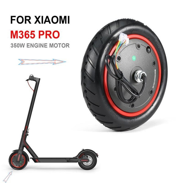Xiaomi M365pro2 Universal Motorized Scooter Rear Hub Motor 36V350W Drive Front Wheel 8.5 Inch Electric Skateboard Front Drive Motor Tire