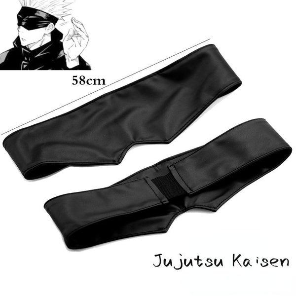 Ujutsu KaisenGojo Satoru Eye Mask Cosplay Props Elastic Adjustable Blindfold