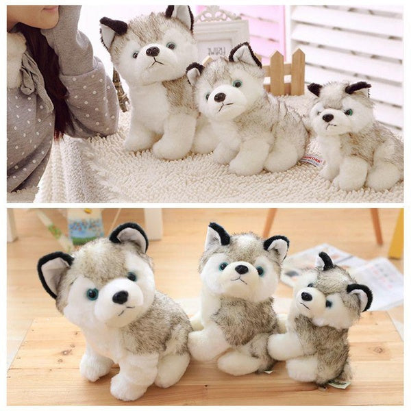Simulated Husky Doll Plush Toy Super Cute Puppy Doll Dog Gift