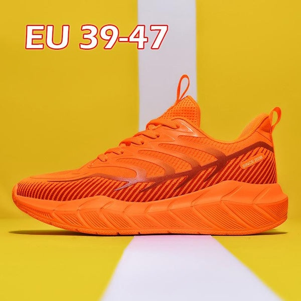 Casual Shoes for Men Lightweight Jogging Shoes Mesh Breathable Tennis Shoes Thick Soles Sneaker Plus Size EU 39-47