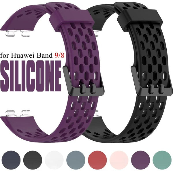 Bracelet en silicone pour Huawei Band 9 pour Huawei Band 8 SmartWatch remplacement bracelet de sport accessoires bracelet pour Huawei Band 8 9 NFC