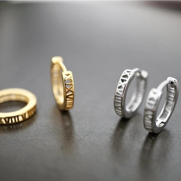 1 Pair Hoop Earrings for Women Daily Casual Minimalist Accessories Matron Inn