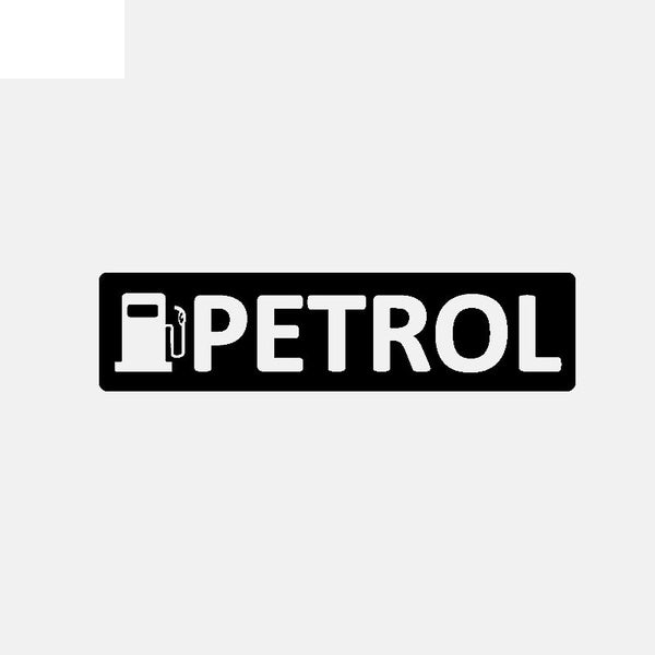 13.5CM*3.5CM PETROL Warning Car Sticker Vinyl Decals Black-Silver C3-0796