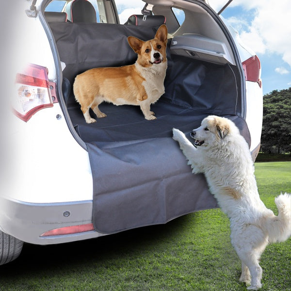 Waterproof SUV Cargo Liner Pet Dog Car Seat Cover Mat w- Bumper Flap Protector