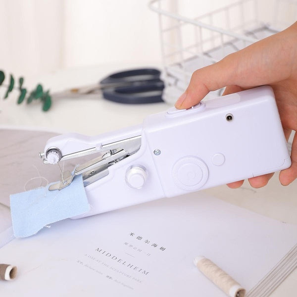 Handheld Sewing Machine Mini Sewing Machine for Beginners and Adults Quick Stitching Portable Sewing Machine Suitable for Home Travel DIY