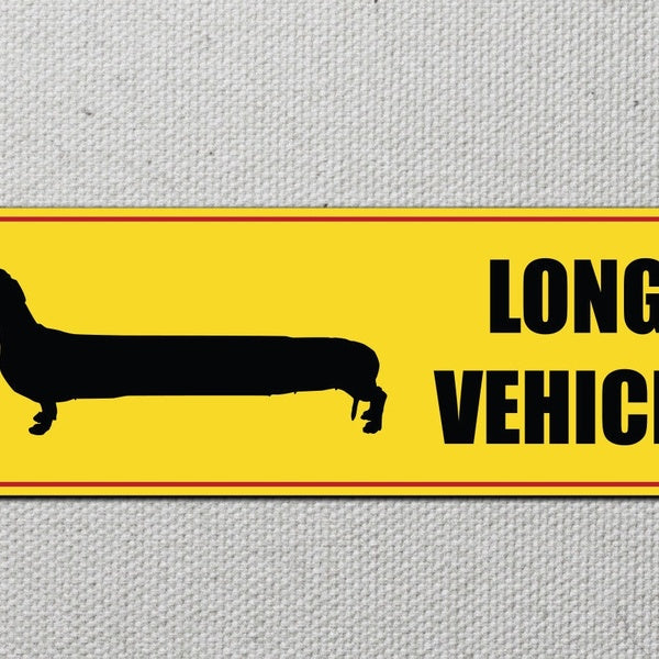 LONG VEHICLE Sticker Decal Vinyl Trailer Van Bus Truck Car Offroad 4x4 4wd Funny