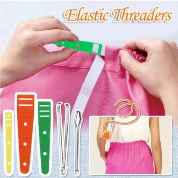 5Pcs-set Sewing Tool Set Hoodie String Replacement Elastic Threaders Elastic Band Tools Sewing Loop Convenien Home DIY Special Tool
