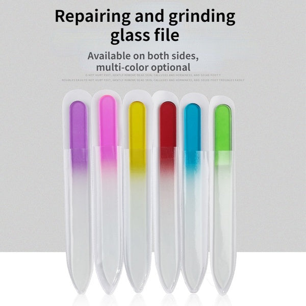 Crystal Glass Nail File Fashion Nail Art Nail Polishing Strips Sanding Tools Nails