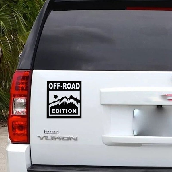 CK2122#15*16cm Offroad Edition car sticker vinyl decal silver-black car auto stickers for car bumper window car decorations