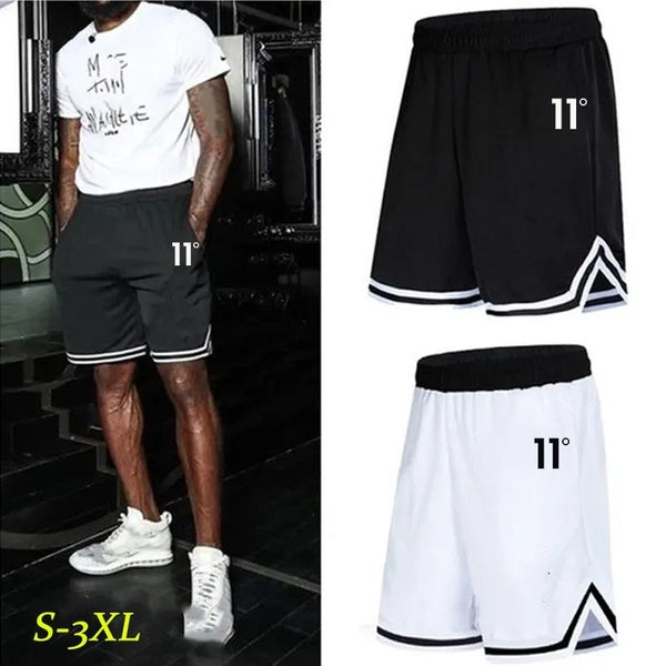 Fashion Men Printed Basketball Shorts Quick Dying Athletic Short Pants Loose Running Sport Gym Mesh Breathable Fitness Training Workout Bottom