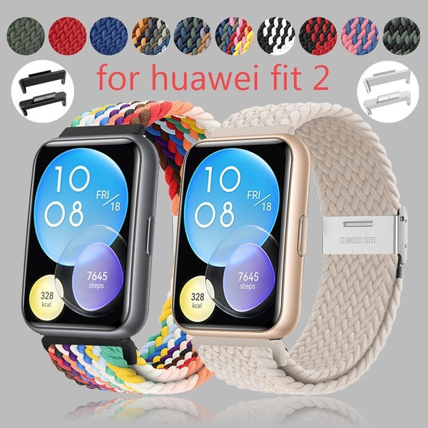 Nylon Sport Band Strap for Huawei Watch Fit 2 for Huawei Watch Fit2 Metal Buckle Smartwatch Accessories Bracelet