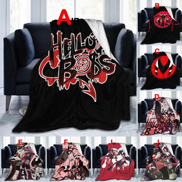 Helluva Boss Pattern Blankets for Beds Super Soft Winter Warm Throw Blanket Flannel Blanket