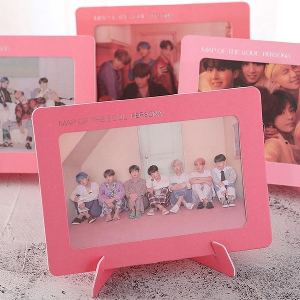 Official Kpop 防弾少年団 Bangtang Boys Map of the Soul Persona Concert Members Desk Frame Photo Card In Frame for Army Fans Gift Frames Jungkook Jimin V S