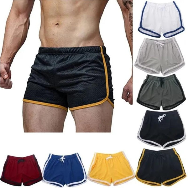 Running Shorts Men Gym Fitness Training Shorts Quick Dry Beach Short Pants Male Summer Sports Workout Fitness Bottoms