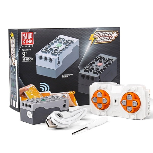 Mould King Motorized Techic Car Parts The APP Remote Controller 4.0 Intelligent Module motor Model Building Blocks Bricks（no original box）