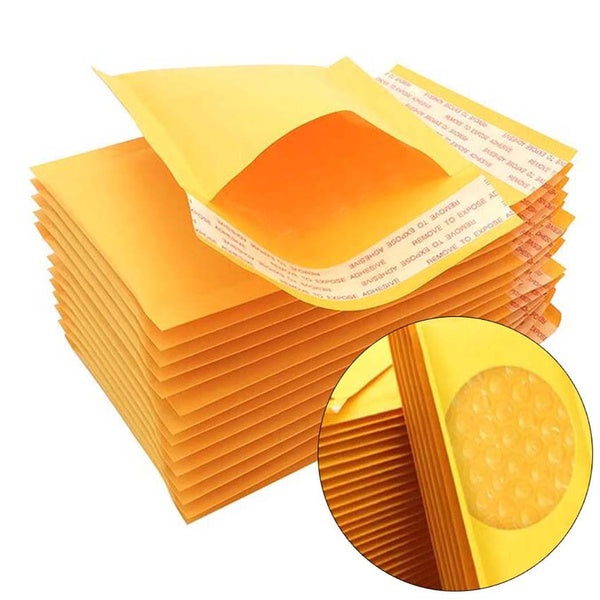 5-10pcs-lots Kraft Paper Bubble Envelopes Bags Different Specifications Mailers Padded Shipping Envelope With Bubble Mailing Bag