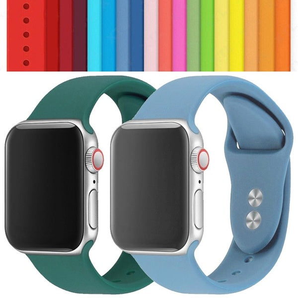 Silicone Band Strap for Smart Watch Ultra 9 8 7 49mm 45mm 41mm 44mm 40mm 38mm 42mm for SmartWatch Serie SE 6 5 4 3 2 1, Sport Sport Belt Wristband B