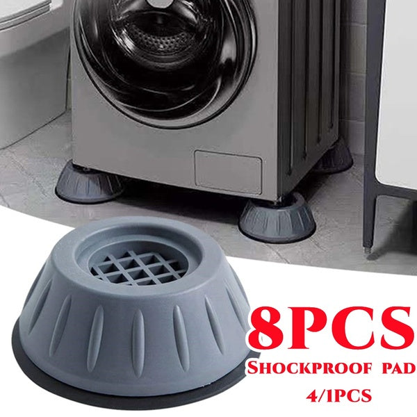 8-4-1pcs Universal Anti-Vibration Feet Pads Washing Machine Foot Mat Anti-Vibration Rubber Mat Fixed Non-Slip Pad Dryer Refrigerator Base