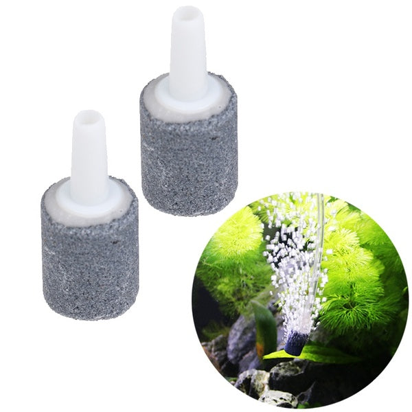 Aquarium Fish Tank Cylinder Shape Bubble Stone Aerator Pump Hydroponic Oxygen Plate Air Pump Accessories