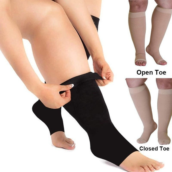 Upgrade Medical Compression Socks for Women Men Varicose Vein Stocking Plus Size S-7XL