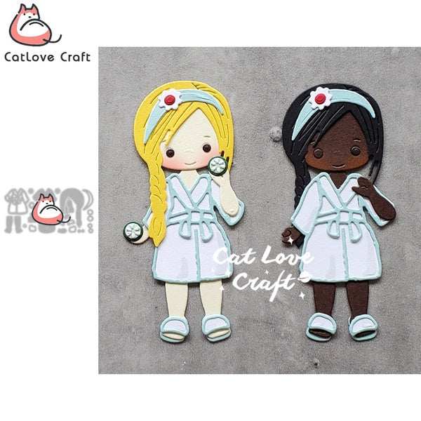 Catlove SPA dame matrices de découpe en métal Scrapbooking moule couteau pochoir découpes fabrication de cartes bricolage artisanat gaufrage nouvelle