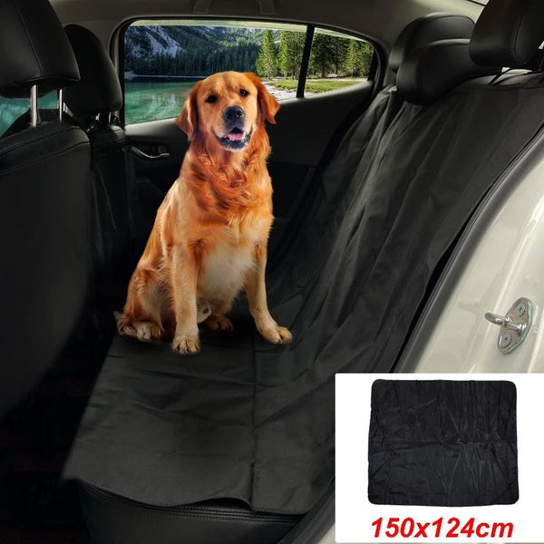 Universal Pet Dog Seat Cover for Truck SUV Car Back Seat Protector Hammock Mat Waterproof Oxford Cloth Black