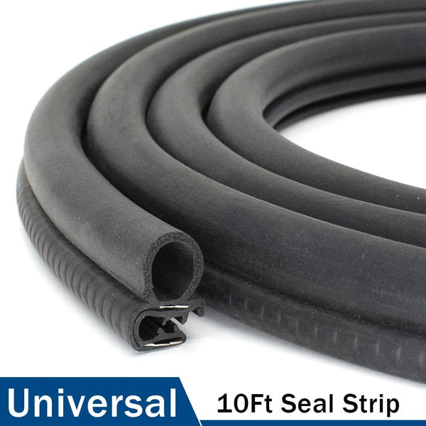 Yiyasu Store 10FT Car Door EPDM Trim Seal Strip with Side PVC Bulb for Car Boat Truck RVs and Home Applications Sealing Universal Dustproof Car Acces
