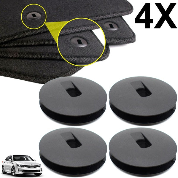 4pcs For Kia Ceed Sportage Forte Cerato K3 Rio Sportage Soul Optima Sorento Niro Cadenza Stonic Car Floor Mat Clips Carpet Fixing Clamps Retainer Fas