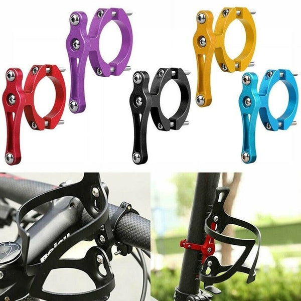 Adaptateur de Cage de bouteille d'eau de vélo support de tige de selle de guidon à dégagement rapide Durable en alliage d'aluminium Conversion access