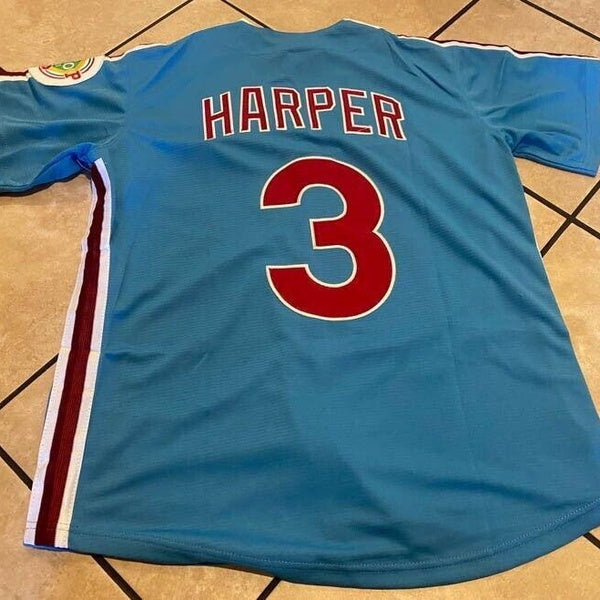 4 Colors Usa Size Baseball Jersey BryceHarper PhiladelphiaPhillies Home Road Alternate Men's Jersey