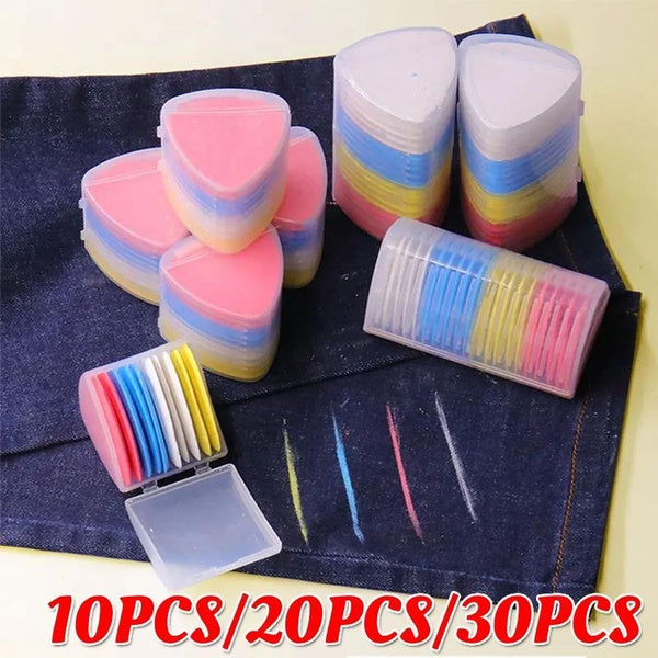10pcs-20pcs-30pcs Tailors Chalk, Triangle Sewing Fabric Chalk and Fabric Markers for Quilting,Sewing Supplies