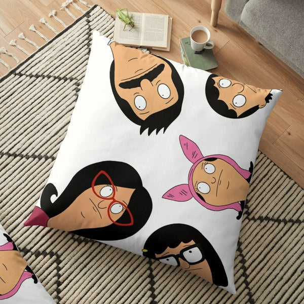 Bob's Burgers - the Belchers Personality Pattern Pattern Cushion Cover Throw Pillow Case Home Decor High Quality