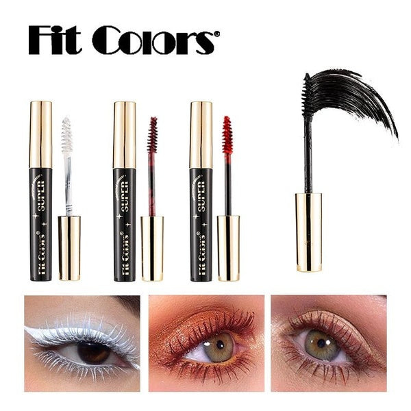 Mascara Fit Colors, mascara longue durée et anti-taches pour les amateurs de maquillage-Mascara couleur, mascara volumateur et anti-taches pour une u