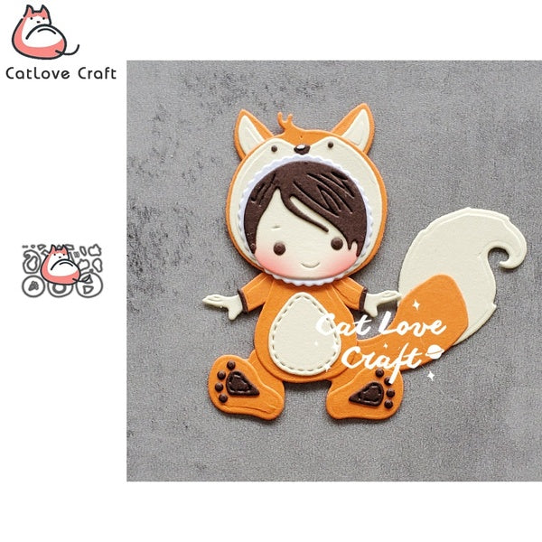 Catlove Fox Baby Animal Metal Cutting Dies Scrapbooking Mold Stencil Die Cuts Card Making DIY Craft Embossing New Dies For 2020