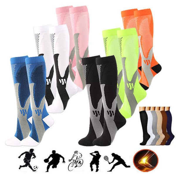 1 Pair Compression Socks for Women & Men Circulation-Compression Socks Best for Running,Hiking,Nurse,Travel,Cycling