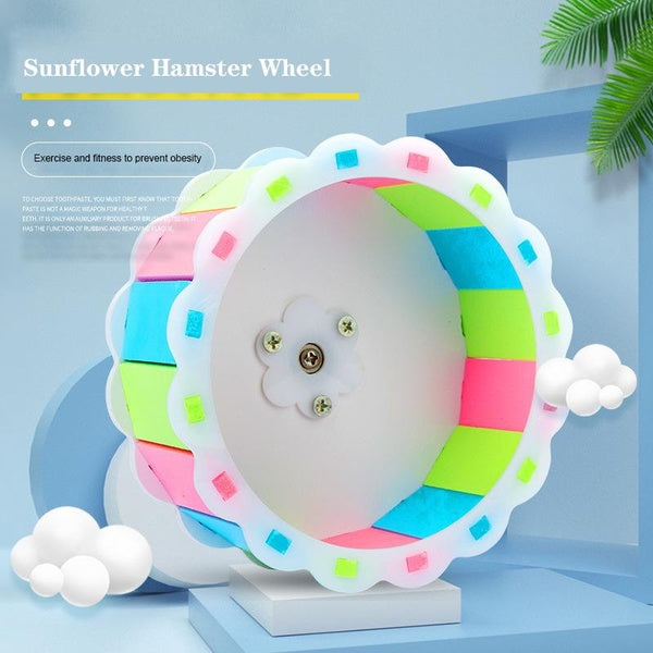 Smooth Hamster Wheel Silent Small Pet Exercise Wheel Plastic Running Toy for Hamster Cage Small Pet Sports Wheel Pet Accessories