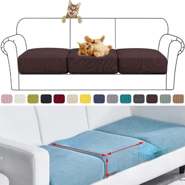 Stretch Chair Couch Cushion Cover Suitable for Armchair, Sofa Seat Slipcover with Spandex Fabric Pet Sofa Cover 7 Size